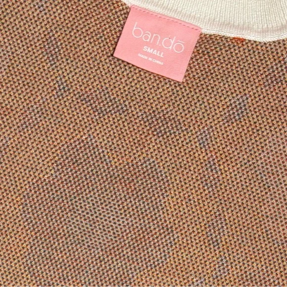 NWT Ban.do Floral Quilted Balloon Sleeve Sweater Size S - Picture 6 of 14